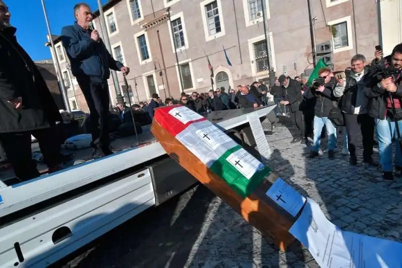 protesta degli ncc a roma 1