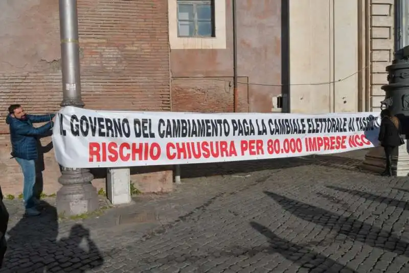 protesta degli ncc a roma 12