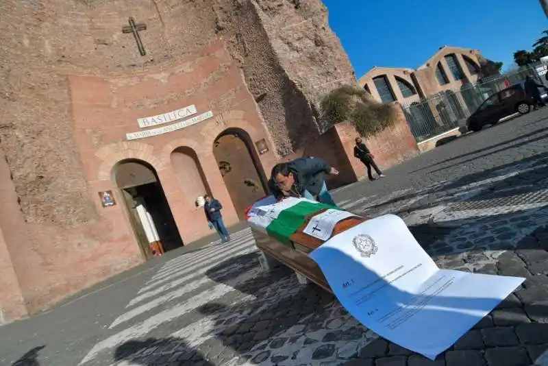 protesta degli ncc a roma 14