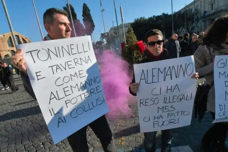 protesta degli ncc a roma 27