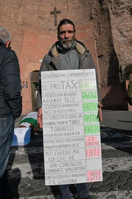 protesta degli ncc a roma 32