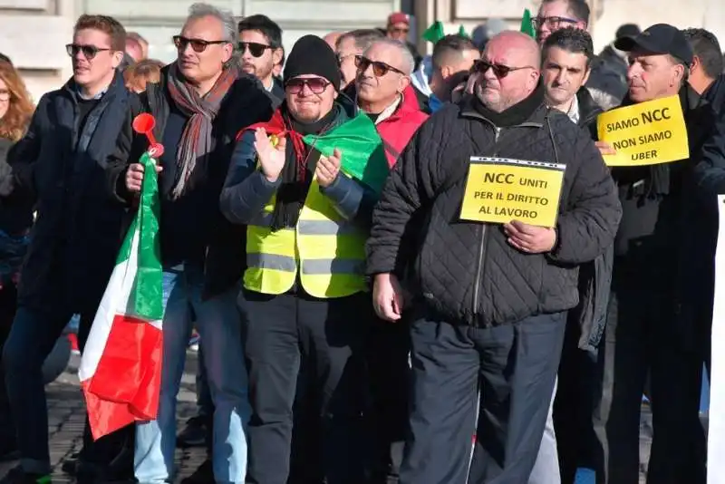 protesta degli ncc a roma 6