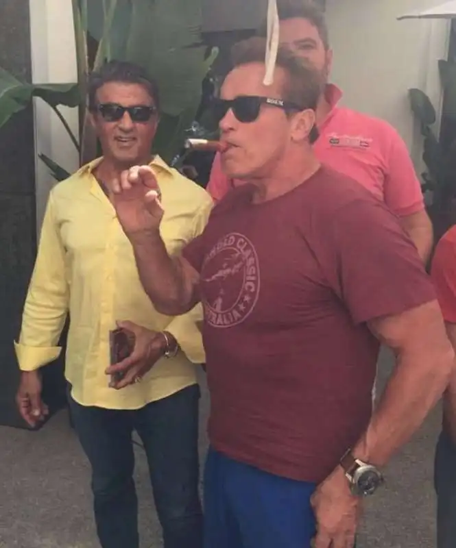 sylvester stallone e arnold schwarzenegger 3