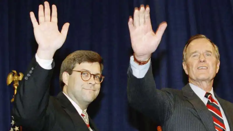 william bill barr e george  h w bush