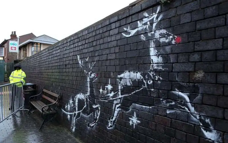 banksy imbrattato a birmingham 3