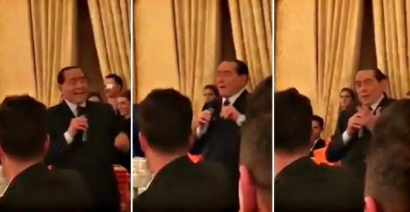 BERLUSCONI CENA DI NATALE DEL MONZA