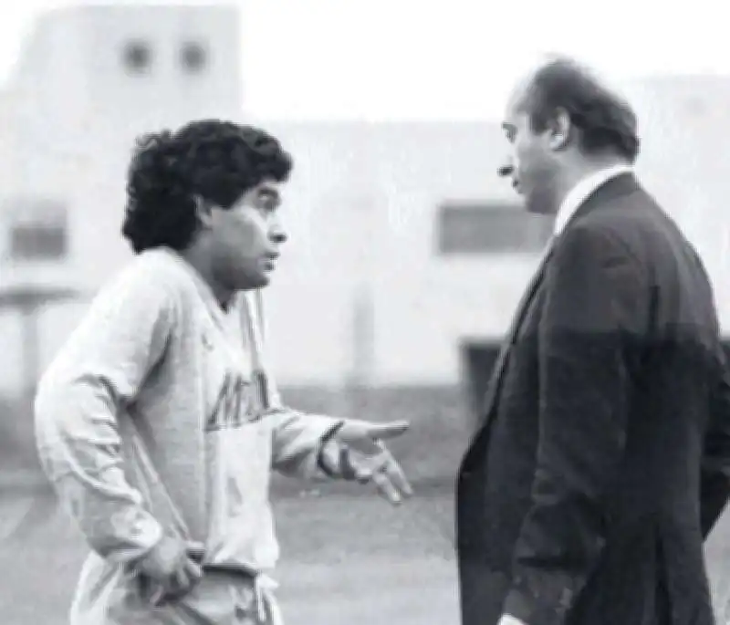 DIEGO MARADONA E LUCIANO MOGGI