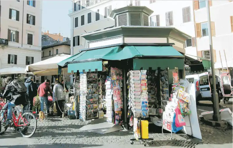 edicola campo de'fiori