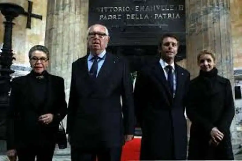 famiglia savoia al pantheon