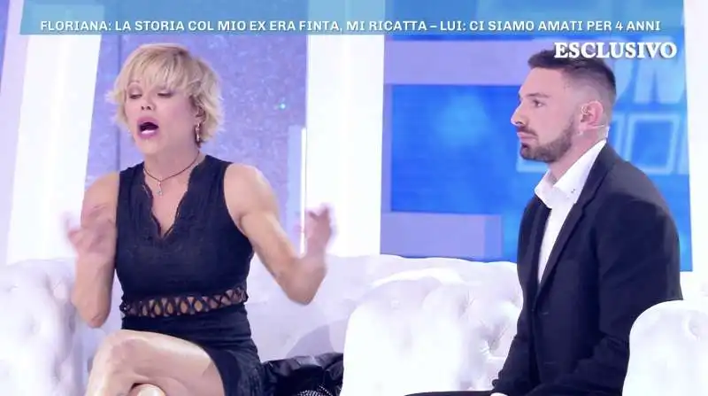 floriana secondi vs daniele pompili a domenica live 12