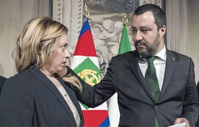 GIORGIA MELONI E MATTEO SALVINI