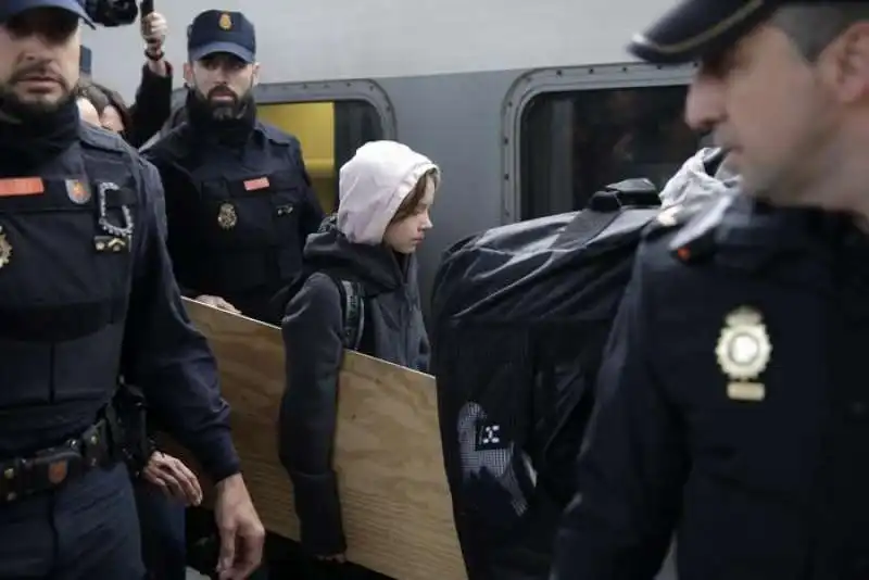 greta  thunberg a madrid