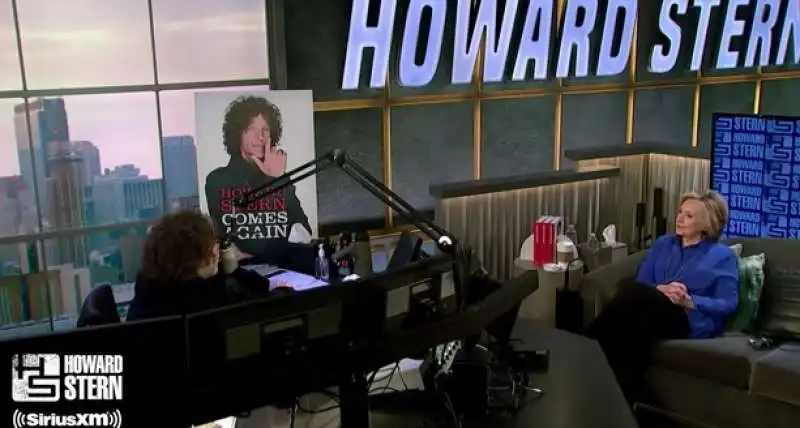 hillary clinton ospite di howard stern