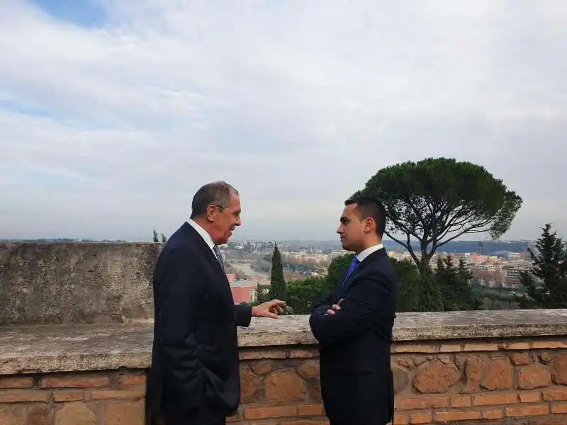 LUIGI DI MAIO SERGEY LAVROV