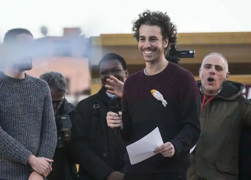 mattia santori a piazza san giovanni 2