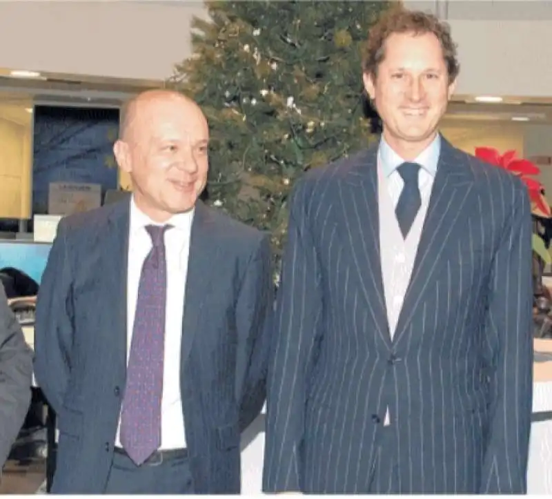 MAURIZIO SCANAVINO E JOHN ELKANN