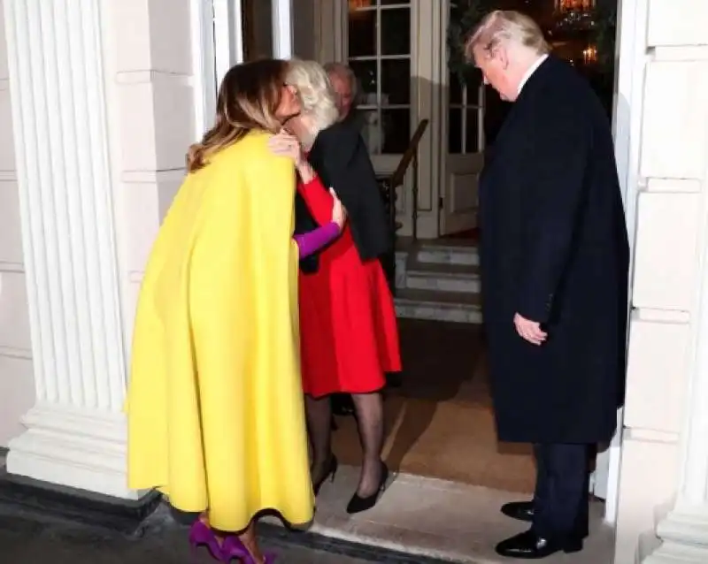 melania, donald trump e camilla