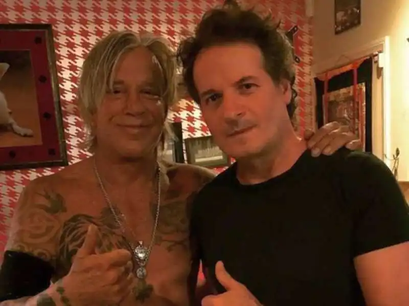 MICKEY ROURKE E MASSIMO NOCERINO