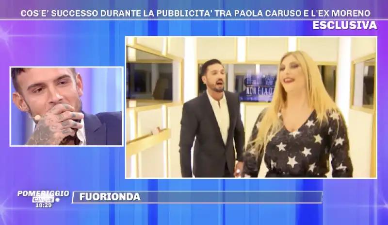 paola caruso e l'ex moreno