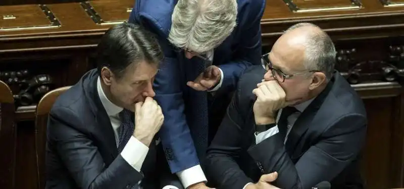 PAOLO GENTILONI GIUSEPPE CONTE ROBERTO GUALTIERI