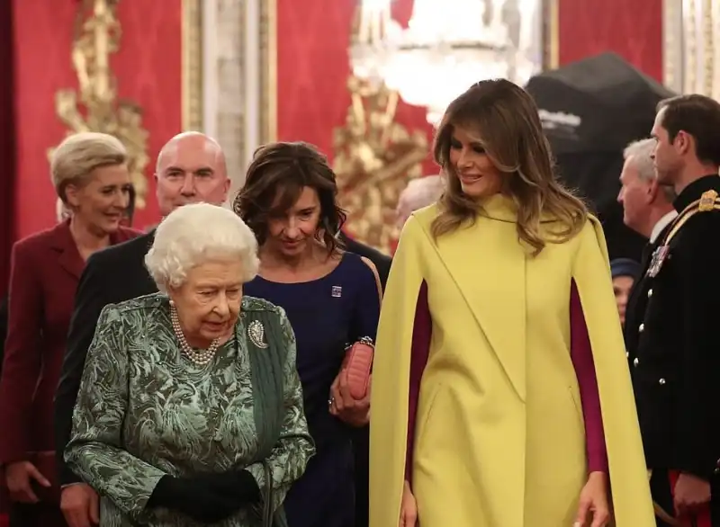 regina elisabetta melania trump