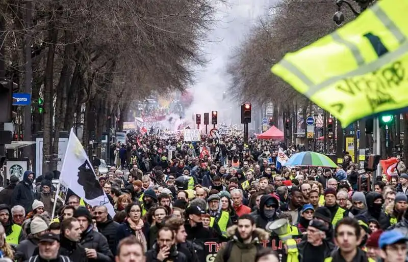 sciopero in francia durante le festivita' natalizie 28