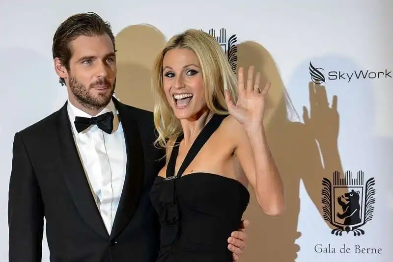 tomaso trussardi e michelle hunziker