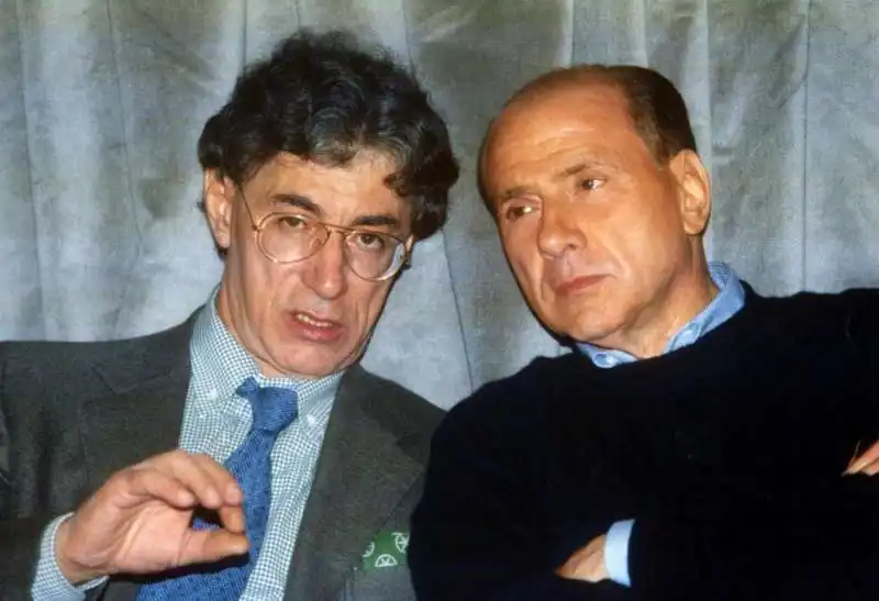 umberto bossi con silvio berlusconi