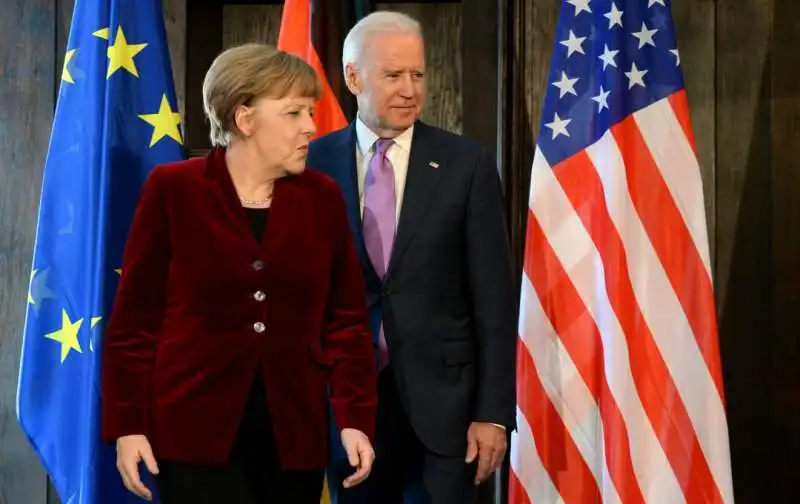 ANGELA MERKEL JOE BIDEN