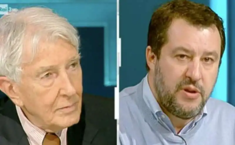 CORRADO AUGIAS MATTEO SALVINI