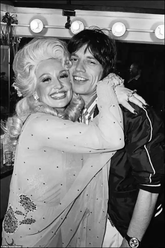 dolly parton e mick jagger 