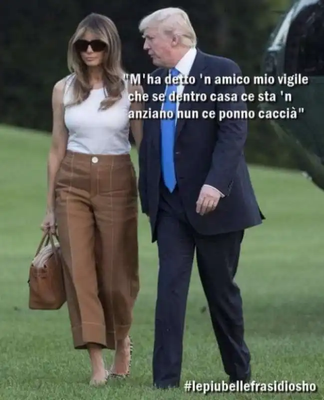 donald e melania trump by osho