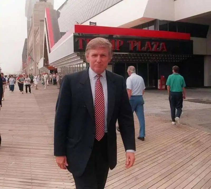 donald trump al trump plaza di atlantic city