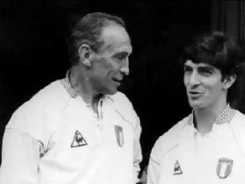 enzo bearzot e paolo rossi