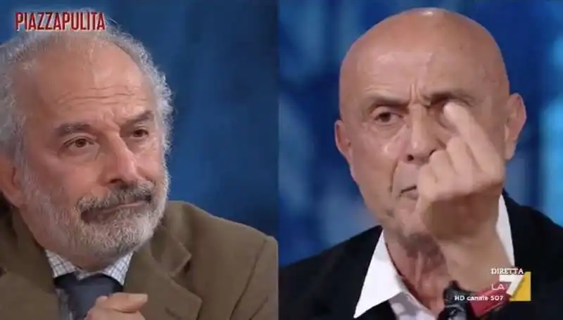 gad lerner vs marco minniti a piazzapulita 2