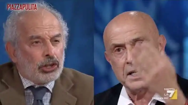 gad lerner vs marco minniti a piazzapulita 6