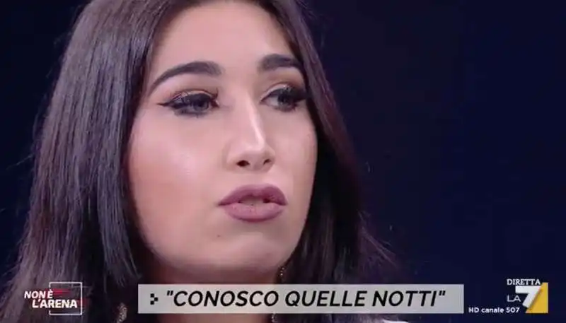 giulia napolitano a non e' l'arena 3