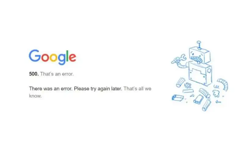 google down 1