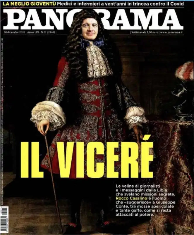 IL VICERE - LA COPERTINA DI PANORAMA SU ROCCO CASALINO