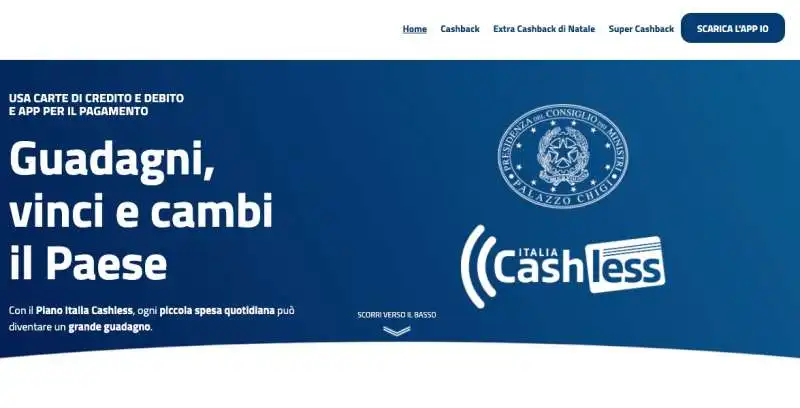 italia cashless