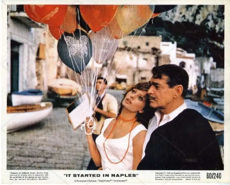 LA BAIA DI NAPOLI SOPHIA LOREN CLARK GABLE