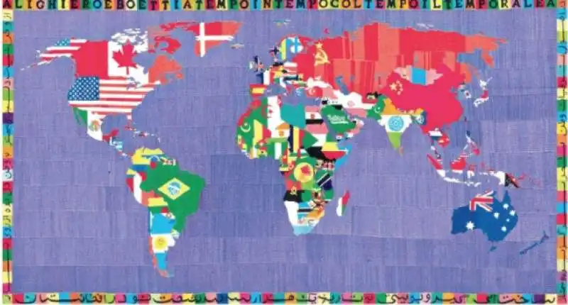 mappa   alighiero boetti