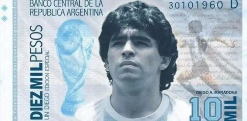 Maradona pesos