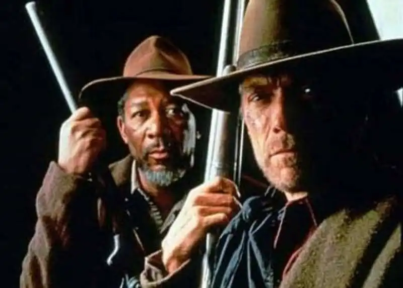 morgan freeman clint eastwood   gli spietati 