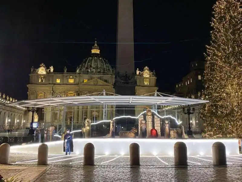 presepe 2020 a piazza san pietro 2