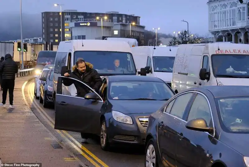 proteste camionisti a dover 19