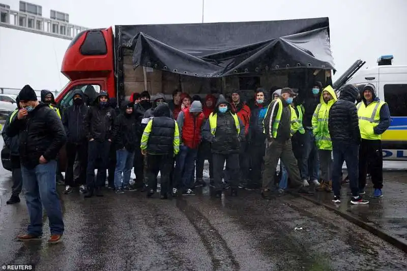 proteste camionisti a dover 5