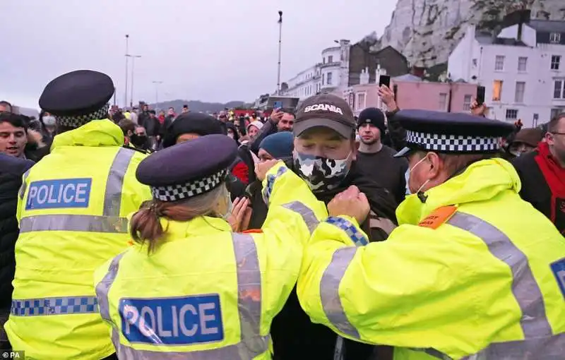 proteste camionisti a dover 8