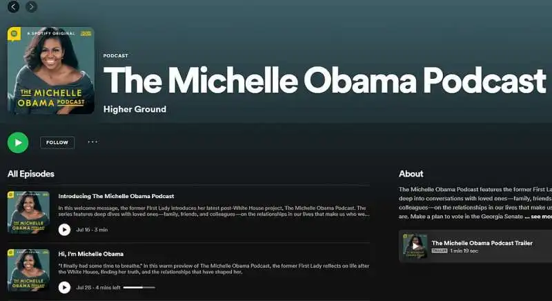 the michelle obama podcast