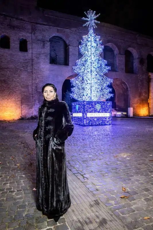 albero di natale a largo fellini con paola mainetti